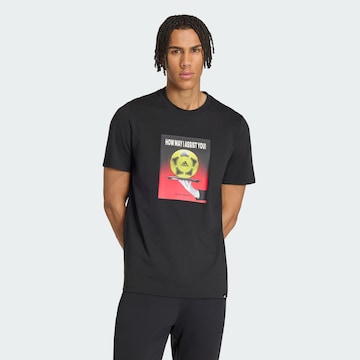 ADIDAS PERFORMANCE - Camiseta funcional en negro: frente