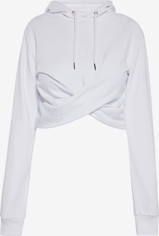 Sweat-shirt myMo ROCKS en blanc : devant