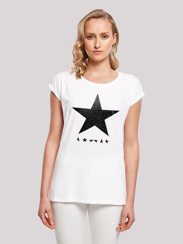 F4NT4STIC Shirt 'David Bowie' in Wit: voorkant