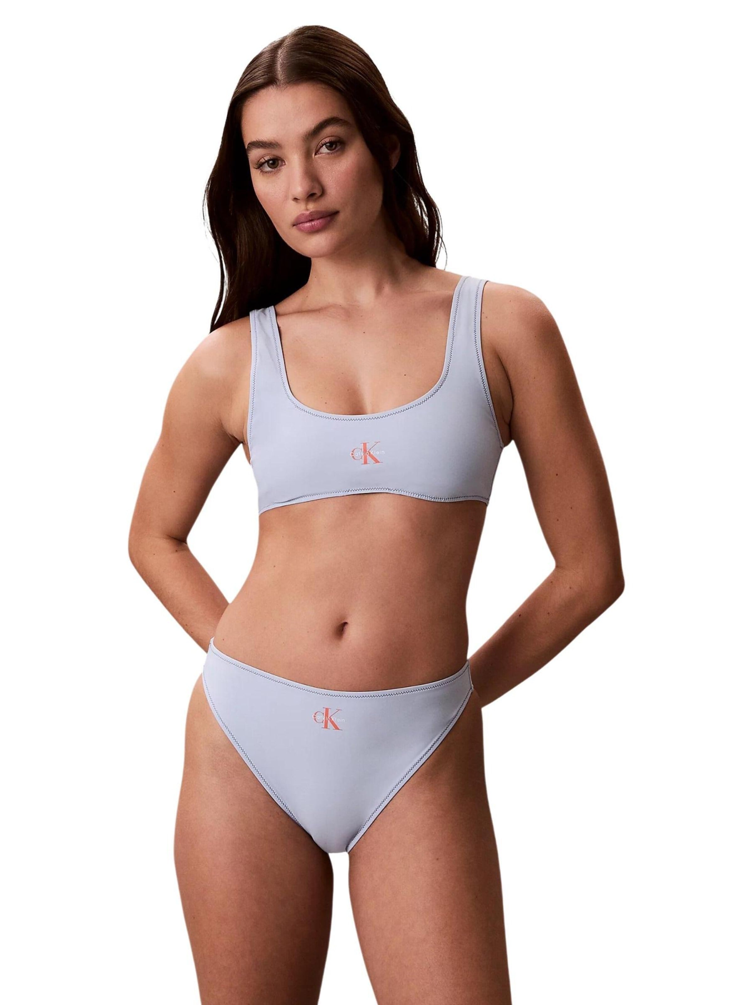 Classico Bikini 'BRALETTE LV00Q61100' di Calvin Klein Jeans in blu