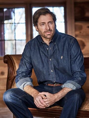 MCS Klasický střih Košile 'Tim' – modrá