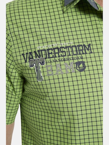 Jan Vanderstorm Regular fit Overhemd 'Rutger' in Groen