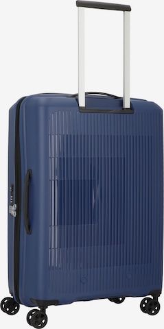 American Tourister Trolley 'Erostep' in Blauw