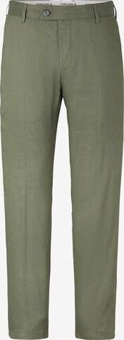 STRELLSON Slimfit Pantalon ' Till ' in Groen: voorkant