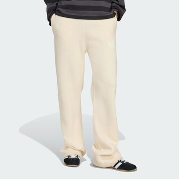 ADIDAS ORIGINALS - Loosefit Pantalón 'Athletic Dept' en blanco: frente