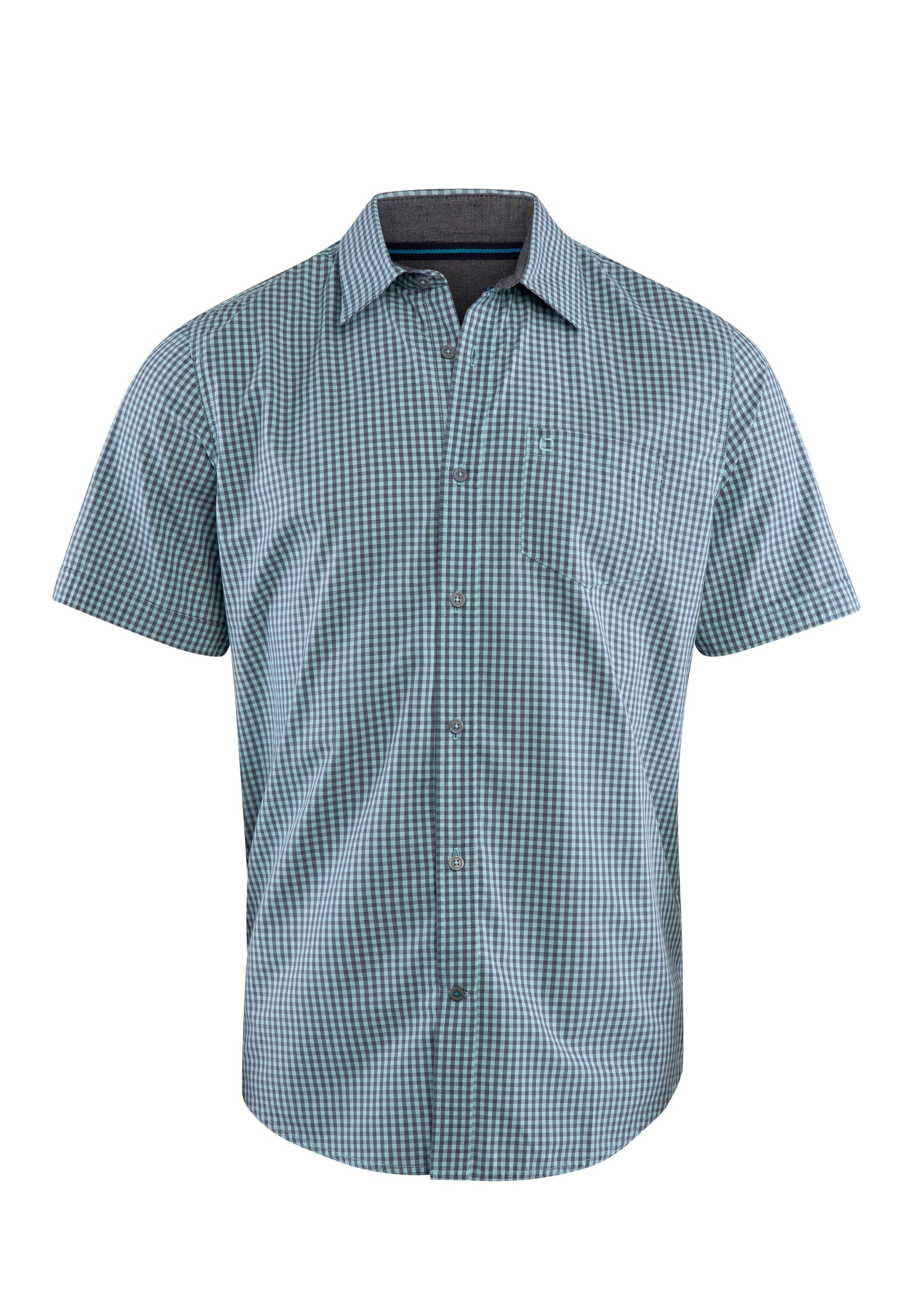Stooker Men Regular Fit Hemd 'Hudson' in Blau: Vorderseite