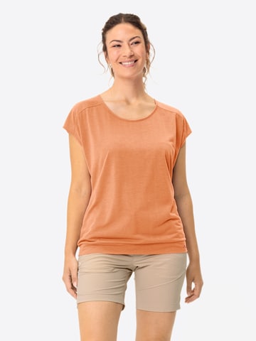 VAUDE Functioneel shirt 'Skomer' in Oranje: voorkant