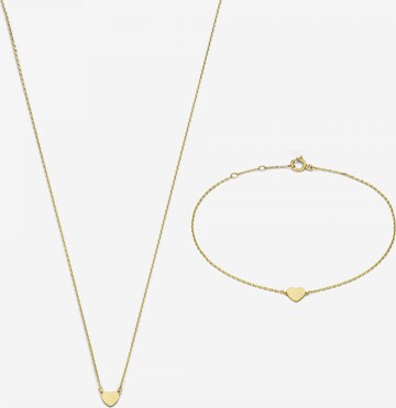 Isabel Bernard Jewelry Set in Gold: front