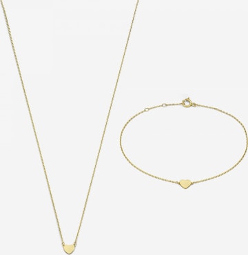 Isabel Bernard Jewelry Set in Gold: front