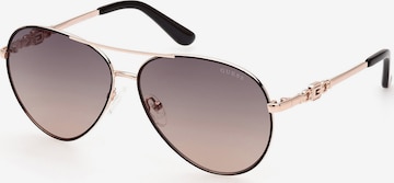 Lunettes de soleil 'Sonne' GUESS en noir : devant