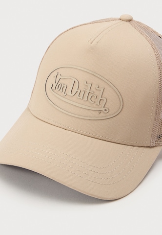 Casquette Von Dutch en beige