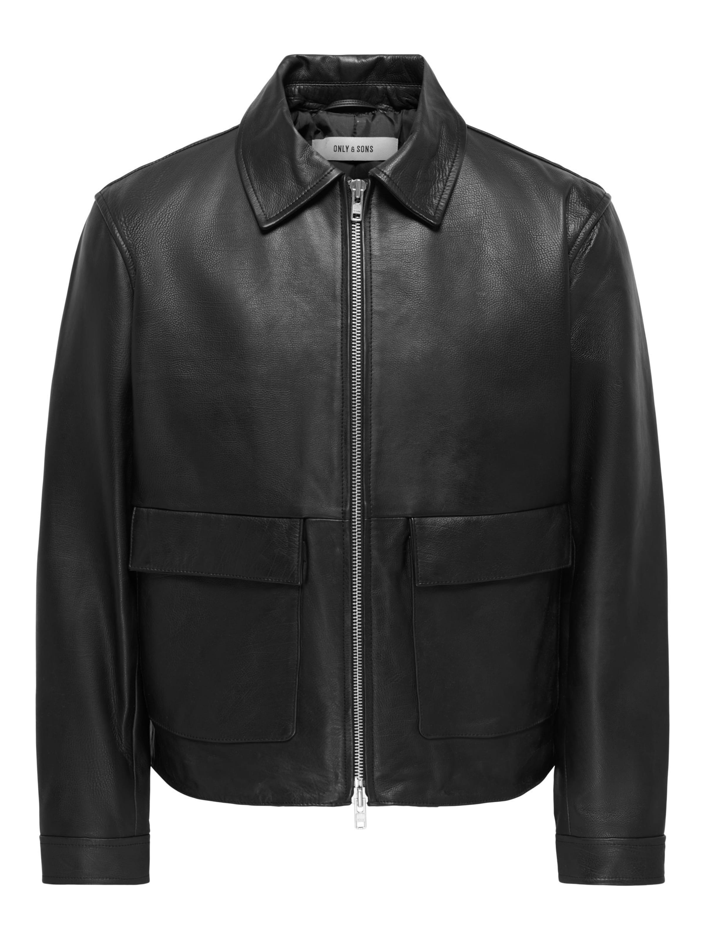 Giacca di mezza stagione 'ANDY ' di Only & Sons in nero: frontale