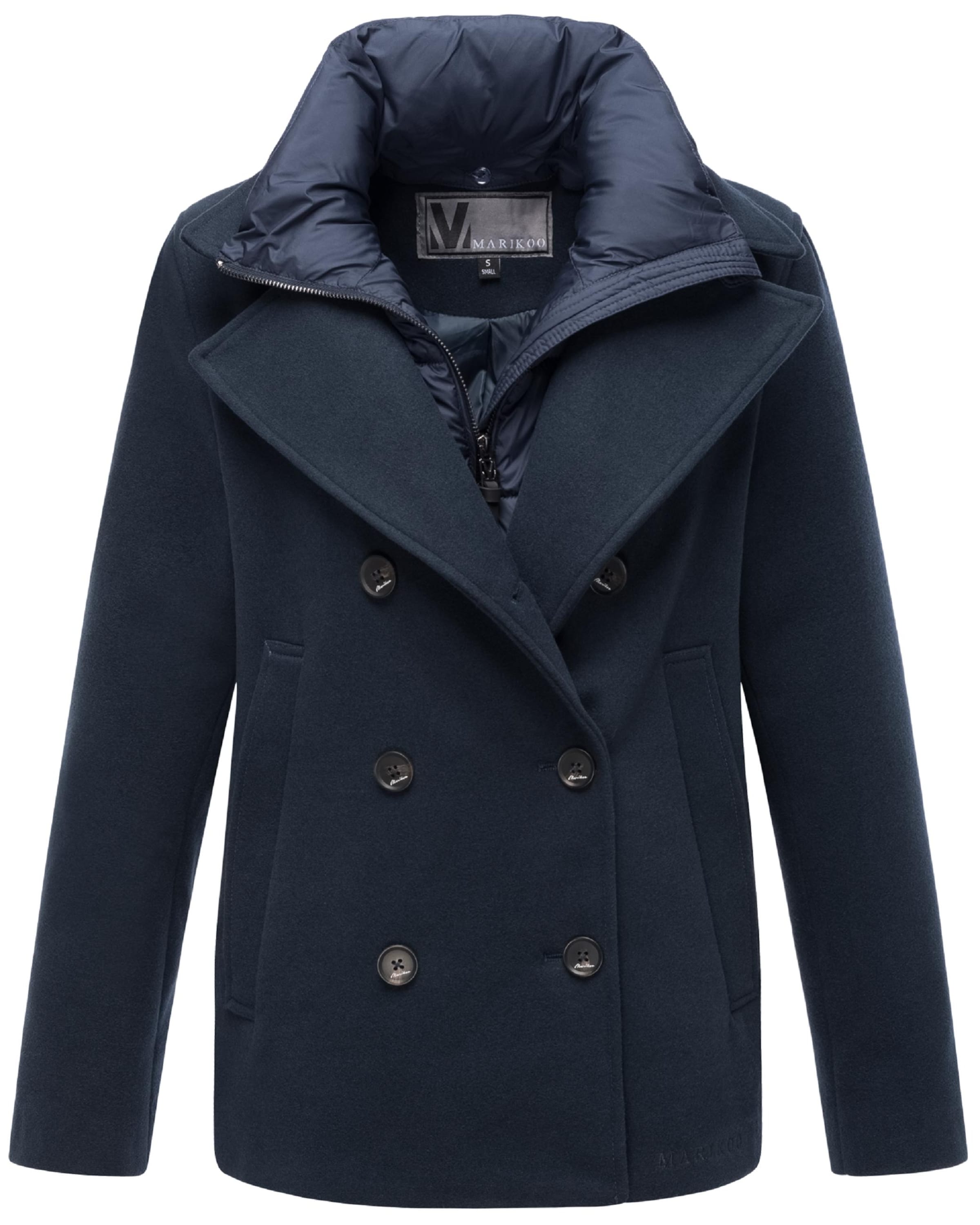 MARIKOO Płaszcz przejściowy w kolorze niebieski