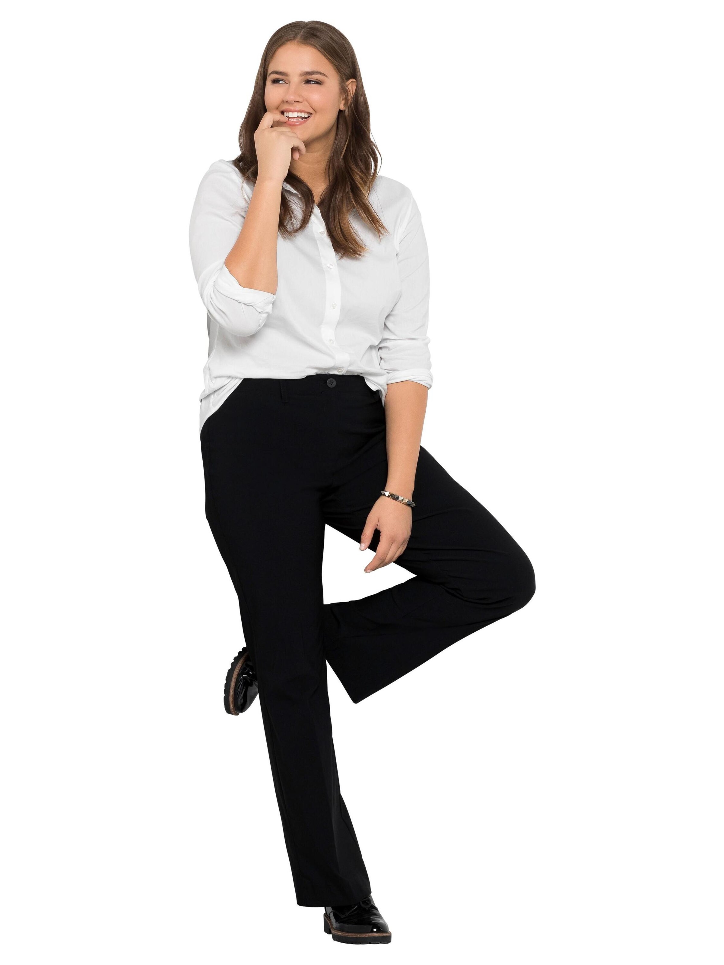 SHEEGO Regular Панталон 'Bengalin' в черно