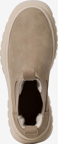 TAMARIS Chelsea boots i beige