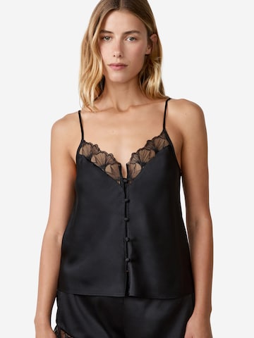 ETAM Pajama Shirt in Black: front
