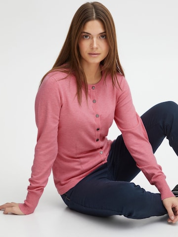 PULZ Jeans Gebreid vest 'Sara' in Roze