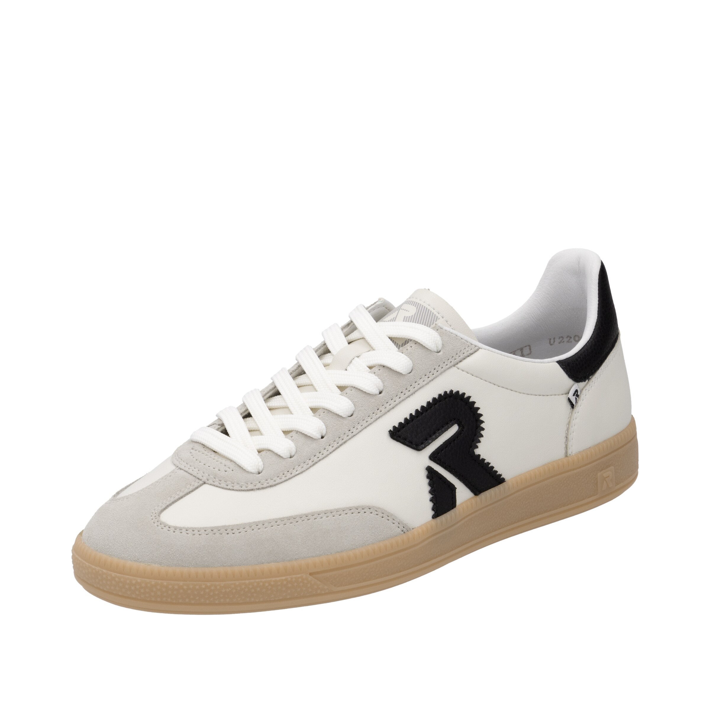 Baskets basses 'U2200' Rieker Sport en blanc : devant