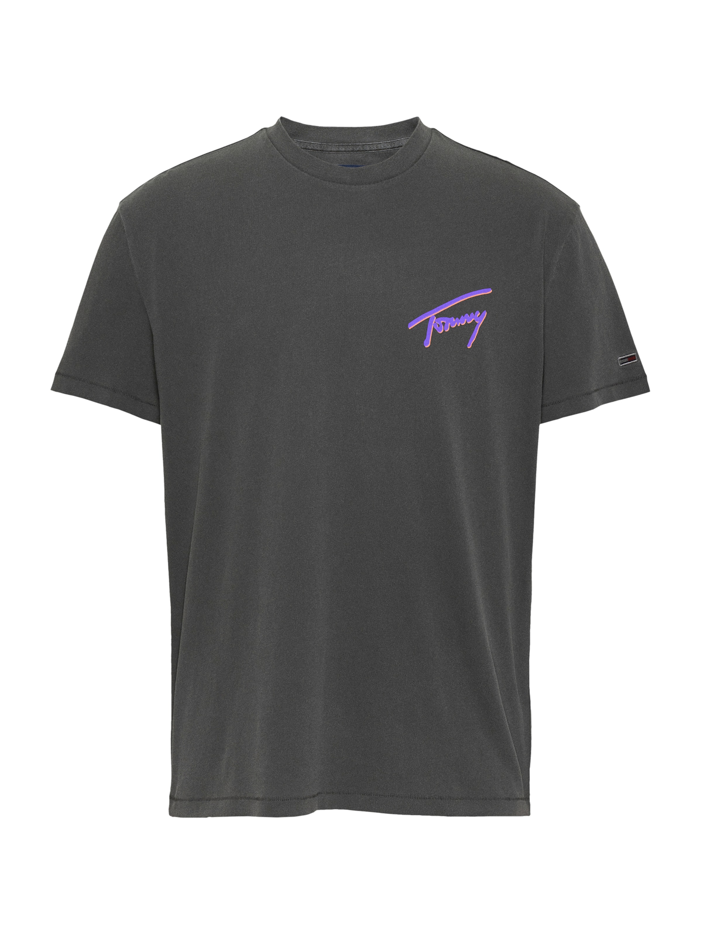 Tommy Jeans Μπλουζάκι σε μαύρο: μπροστά