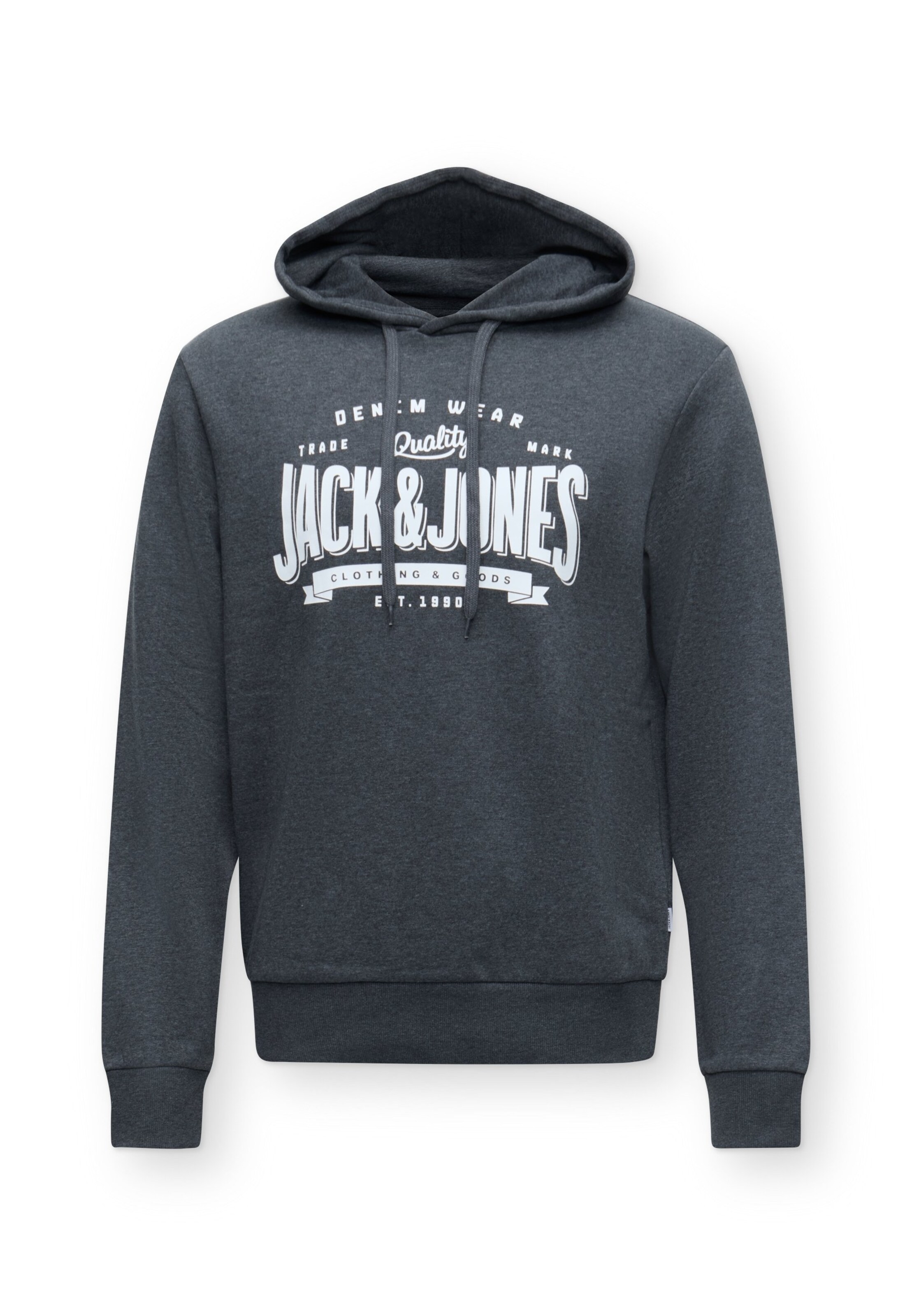JACK & JONES Sweatshirt in S in Graphite / Off white, Item view