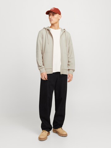 JACK & JONES Кофта на молнии в Бежевый