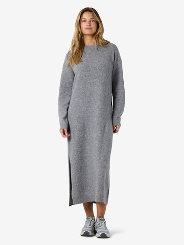 Noisy may - Vestido de punto 'NMLIZETTE' en gris: frente