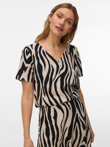 VERO MODA Blouse 'VMMYMILO' in Grijs: voorkant