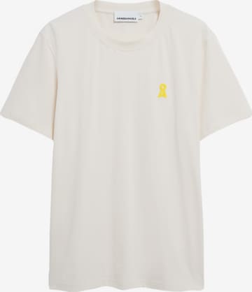 ARMEDANGELS T-Shirt ICONIC Å MAARKOS MLNG in Beige: Vorderseite