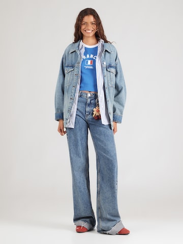 LEVI'S ® Tričko 'X WC RINGER' - Modrá