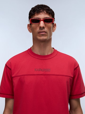 NAPAPIJRI Póló '6C41 - NP MN  S-UMBRA SS' - piros