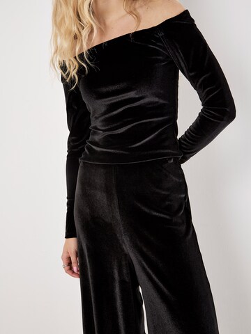 Wide Leg Pantalon ' ' Apricot en noir