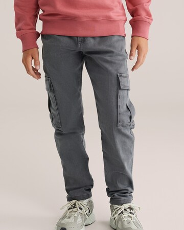 WE Fashion Regular Hose in Grau: Vorderseite