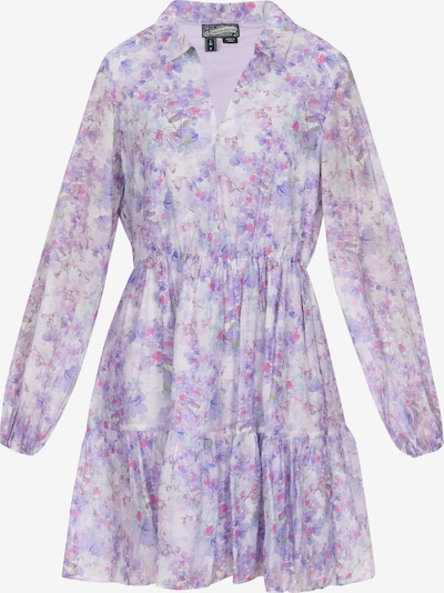 DreiMaster Vintage Košilové šaty - světle šedá / tmavě zelená / lenvandulová / pink, Produkt