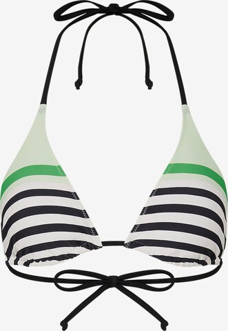 Bogner Fire + Ice Triangle Bikini Top 'Gaby' in Green: front