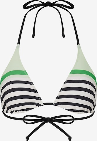 Bogner Fire + Ice Triangle Bikini Top 'Gaby' in Black: front