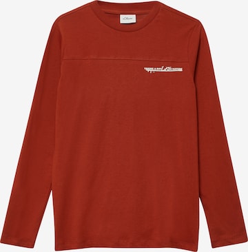 T-Shirt s.Oliver en rouge : devant