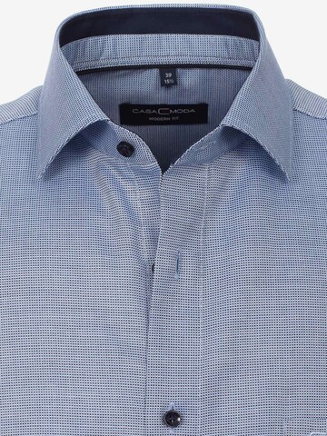 CASAMODA Slim fit Button Up Shirt in Blue