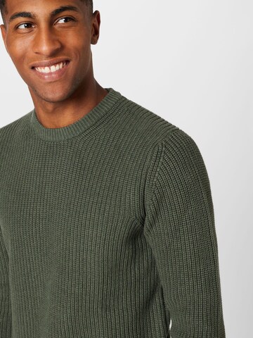 MELAWEAR Pullover 'RAVI' (GOTS) in Grün