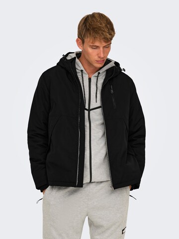 Giacca di mezza stagione 'ONSJayden' di Only & Sons in nero