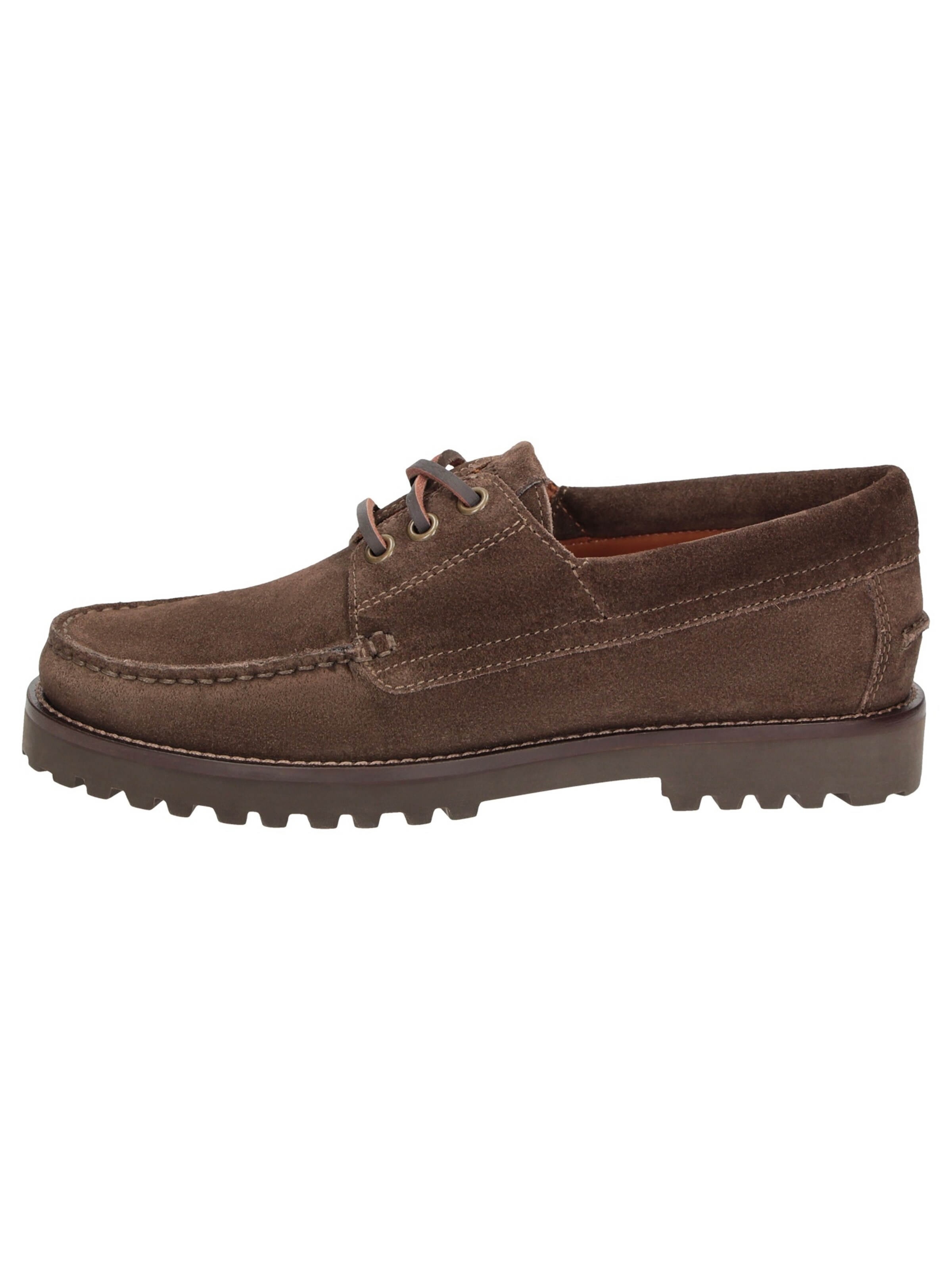 SIOUX Lace-up shoe in Brown