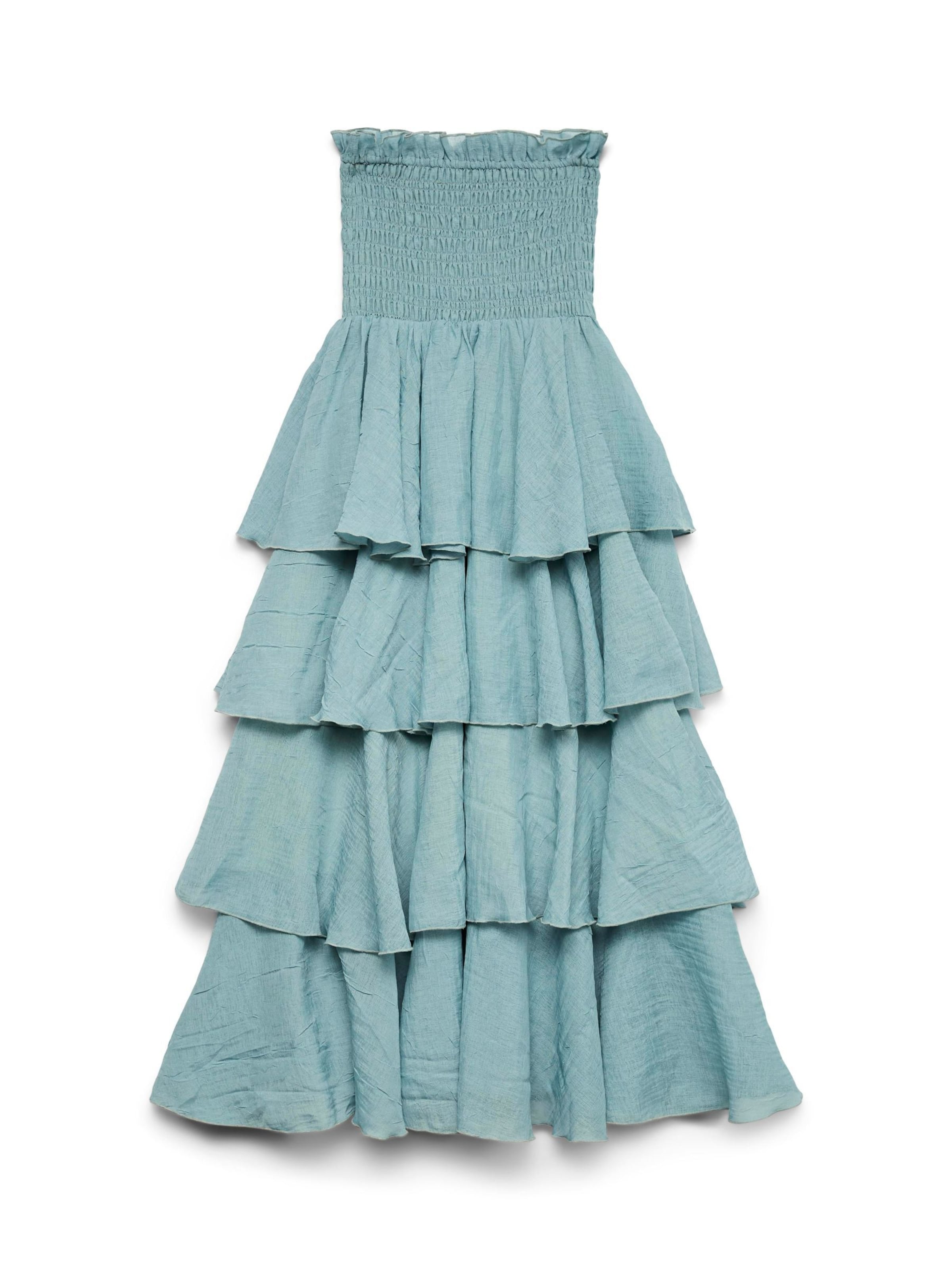 VERO MODA Jurk 'DELILAH' in Blauw: voorkant