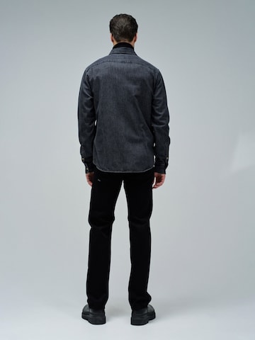 Salsa Jeans Regular fit Button Up Shirt in Black