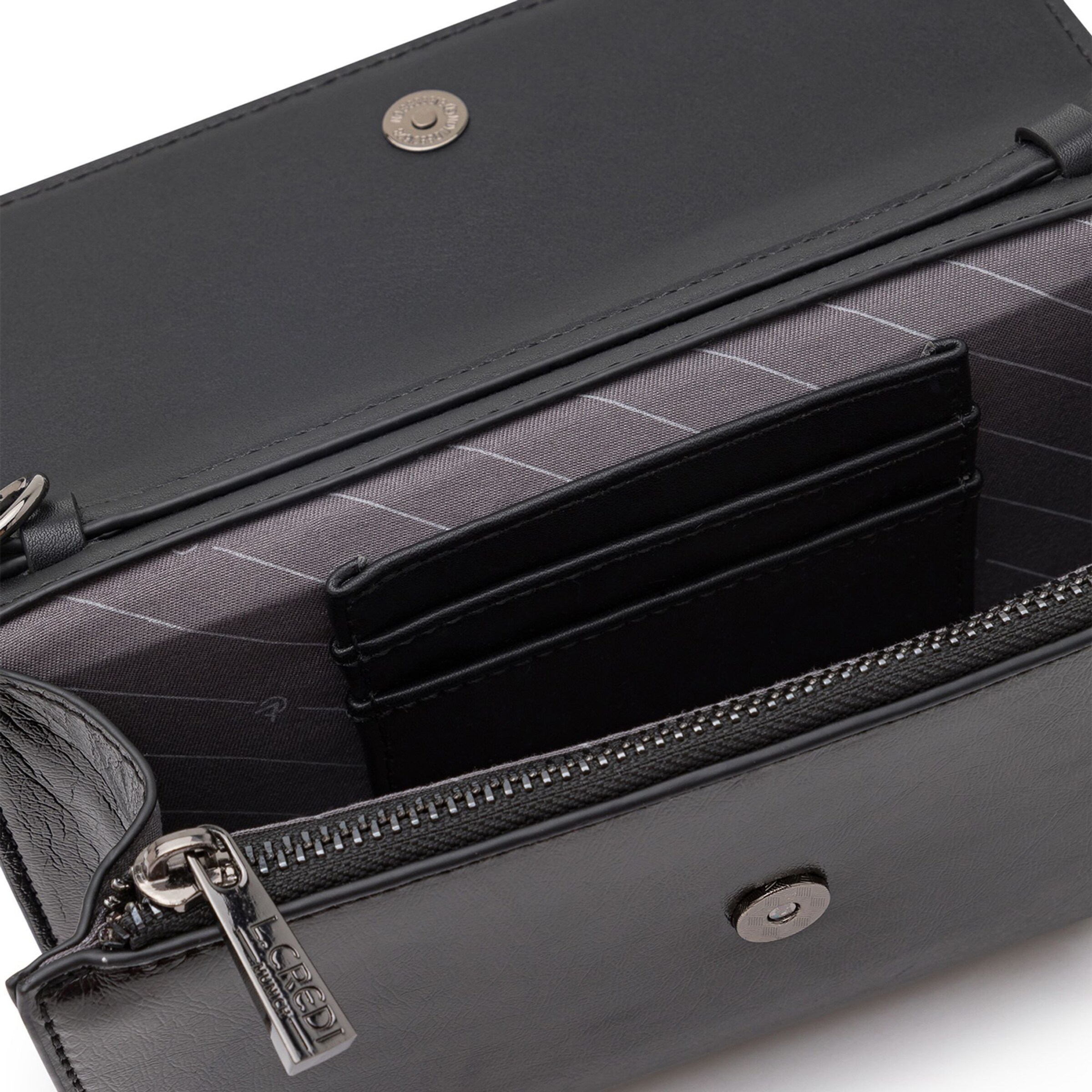 L.CREDI Schoudertas in Zwart