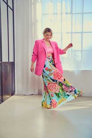 Ulla Popken Wide Leg Hose in Mischfarben