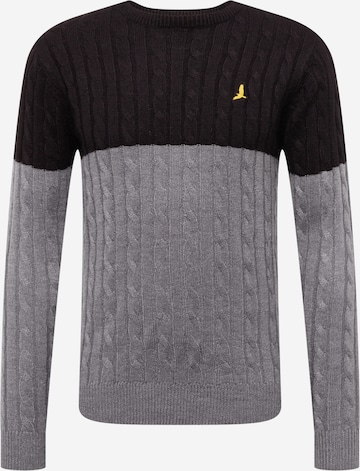 BRAVE SOUL Sweater in Grey: front