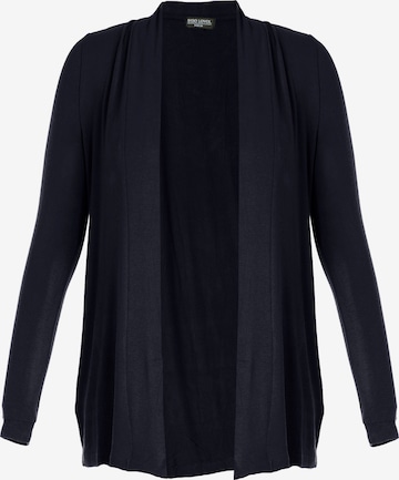 BASE LEVEL CURVY Strickjacke 'Ayla' in Blau: Vorderseite