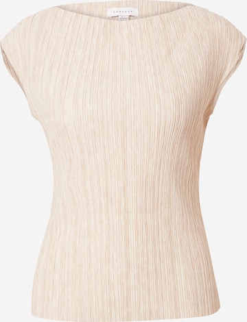 TOPSHOP Blouse in Beige: front