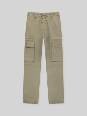 Pull&Bear Tapered Cargo Pants in Green