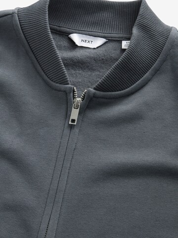 Next - Sudadera con cremallera en gris