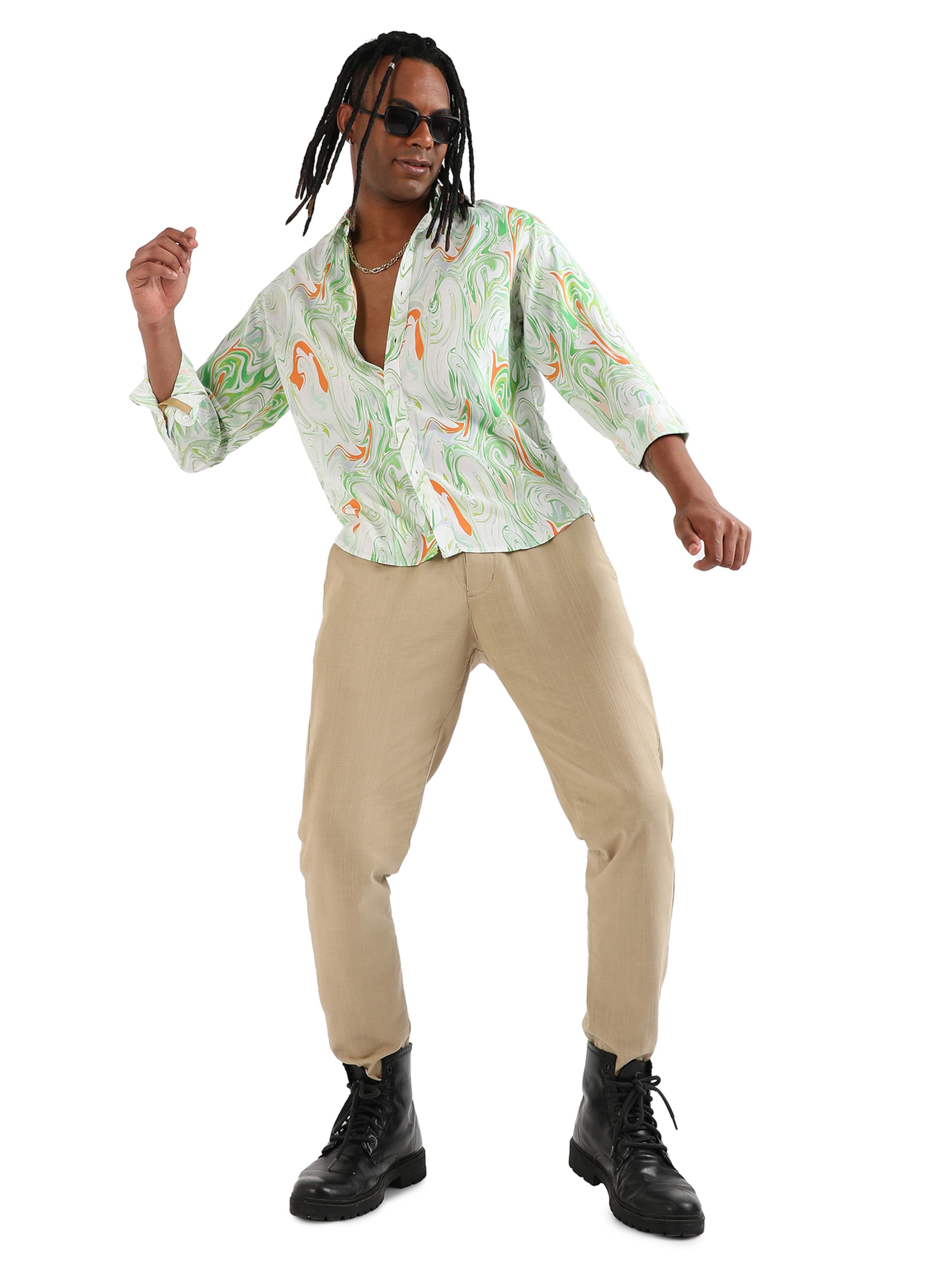 Campus Sutra Regular fit Button Up Shirt 'Jeremy' in Mixed colors